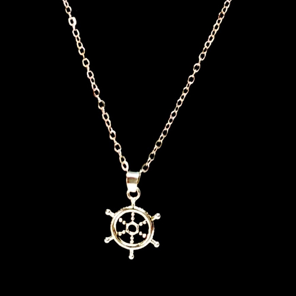 ShipWheel Necklace NWT - Picture 2 of 4